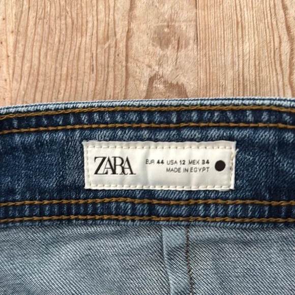 Zara Denim Sailor Pants - Picture 3 of 3